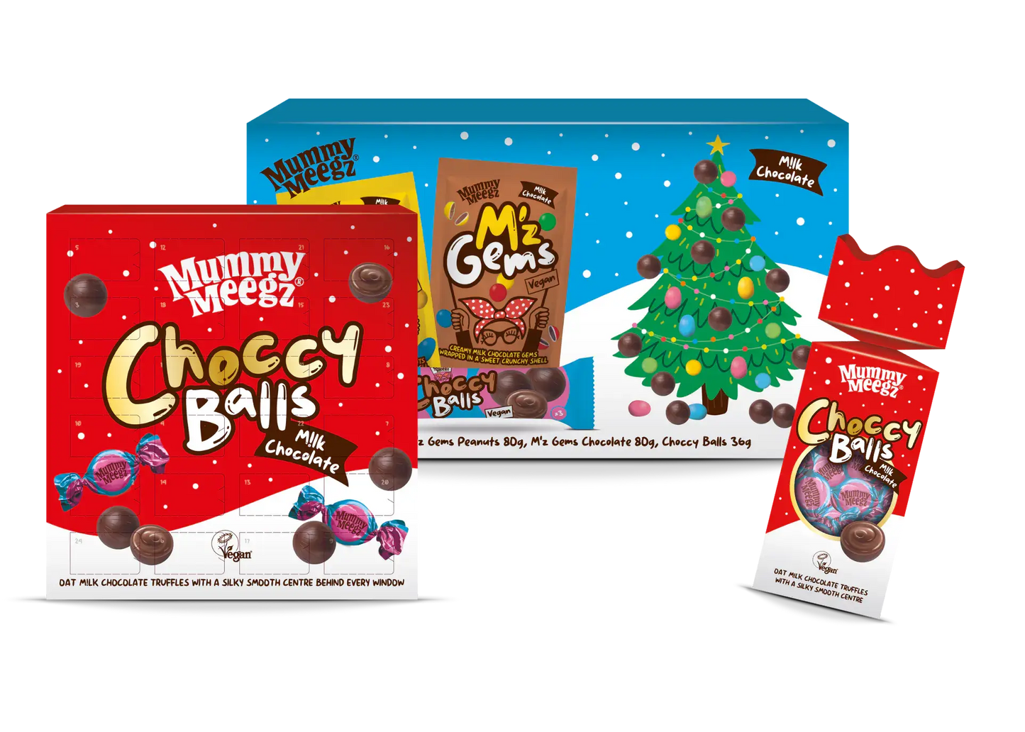 **NEW**Mummy Meegz Choccy Balls Christmas Selection box