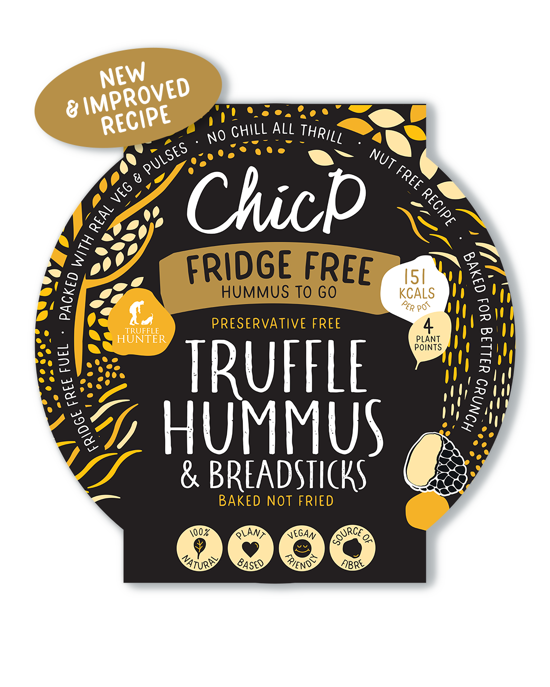 Truffle Fridgeless Hummus Snack Pot 50g