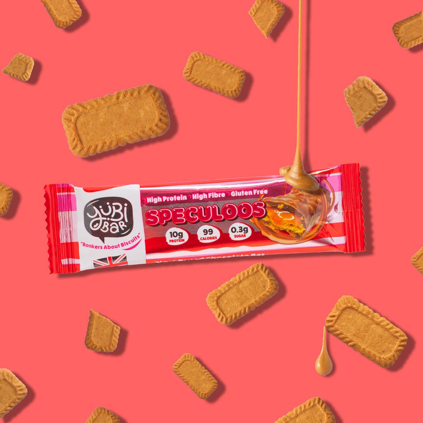 Yubi Speculoos Protein Bar - sold as individual bars