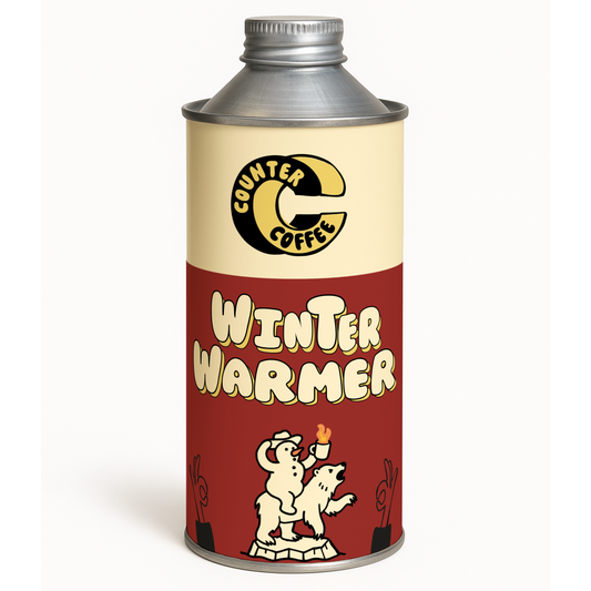 Coffee Winter Warmer Tin 350g Fresh Roasted Seasonal Blend whole bean