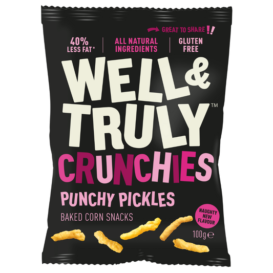 Crunchies Punchy Pickles 100g - Vegan - Gluten Free arriving soon at Rock Chocs