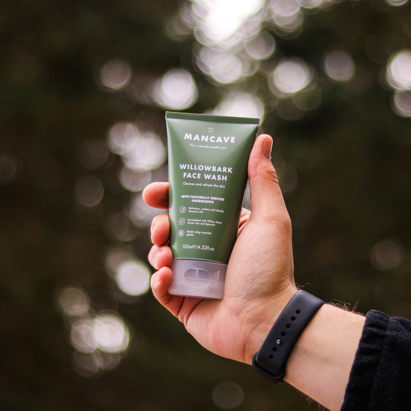 Willowbark Face Wash, 125ml, Mens Skincare Gift