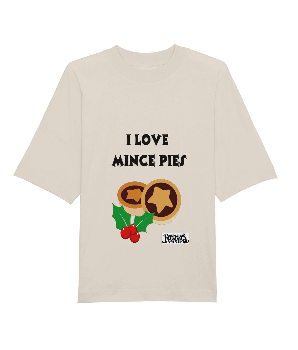 I love Mince Pies T Shirt by Rock Chocs