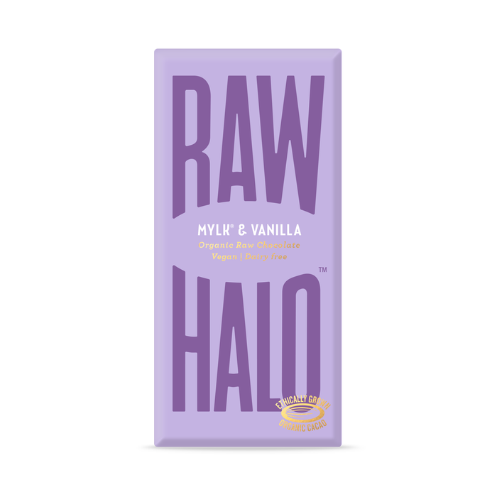 Raw Halo - Organic Mylk & Vanilla Raw Chocolate 70g