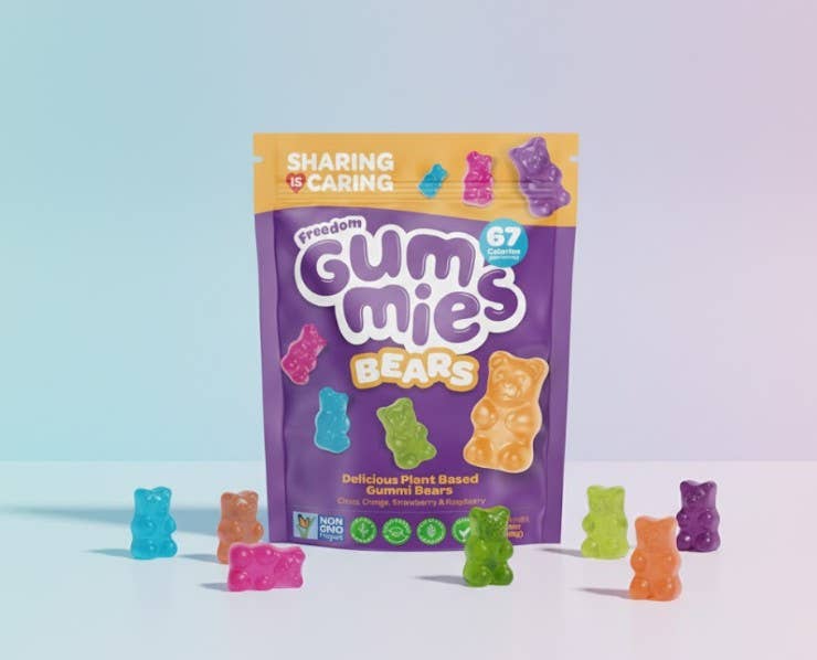 Freedom Vegan Gummi Bears – Top 14 Allergy Free (100g)