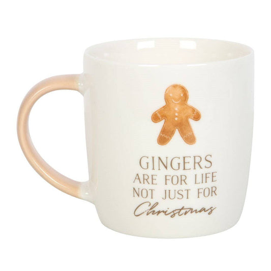 Gingers Are For Life Christmas Gingerbread Mug - 4 left in stock