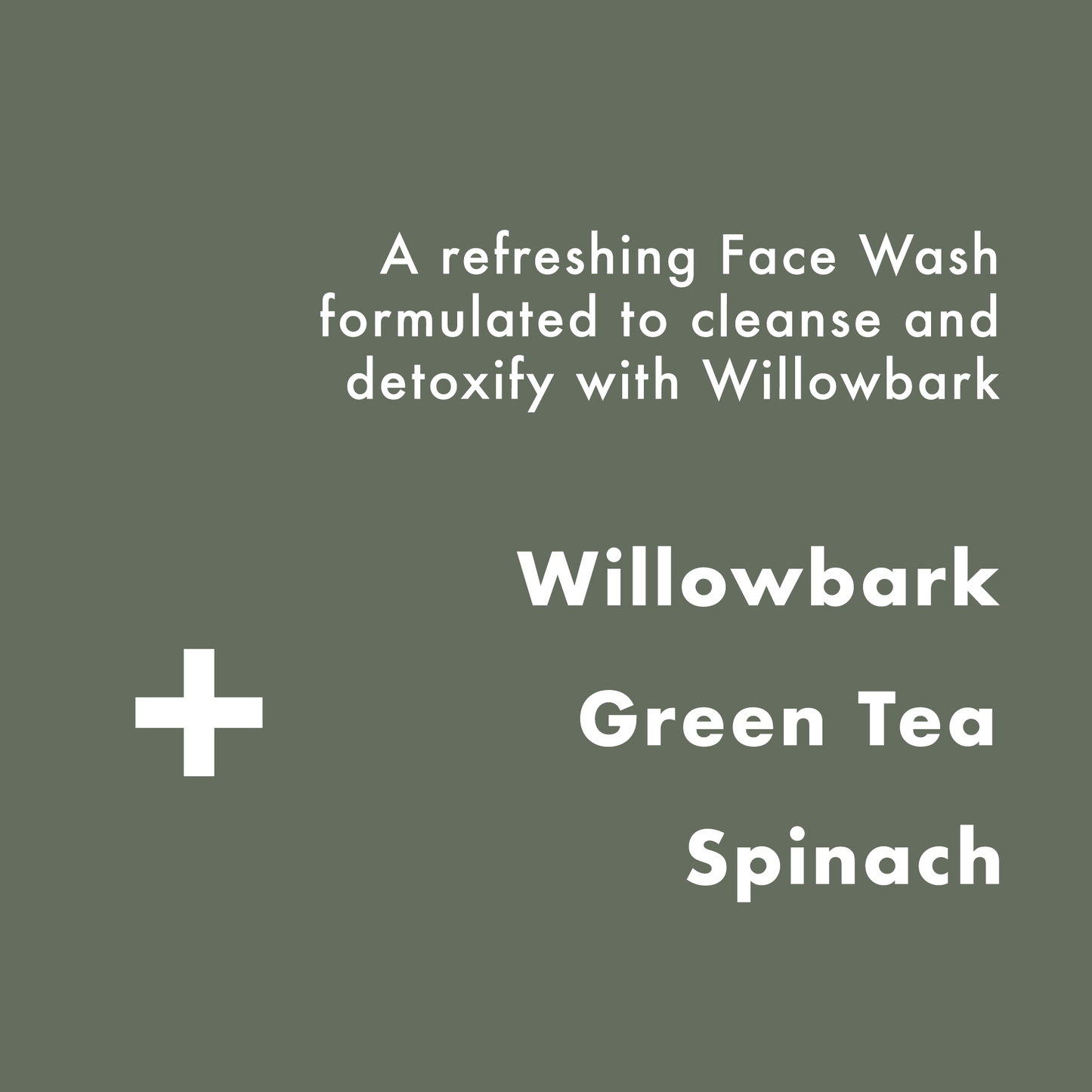 Willowbark Face Wash, 125ml, Mens Skincare Gift