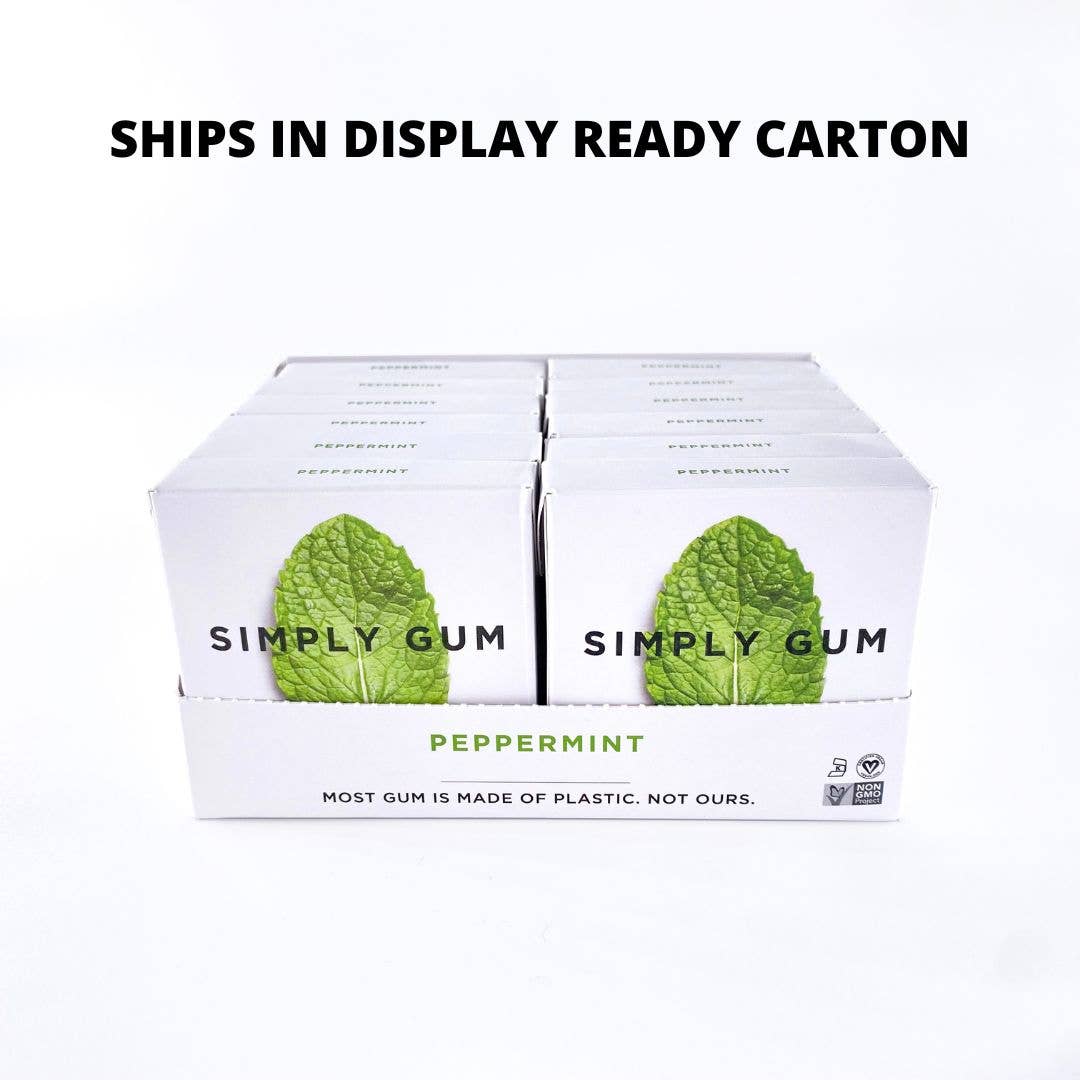 Peppermint Chewing Gum - Natural + Plastic free arriving soon