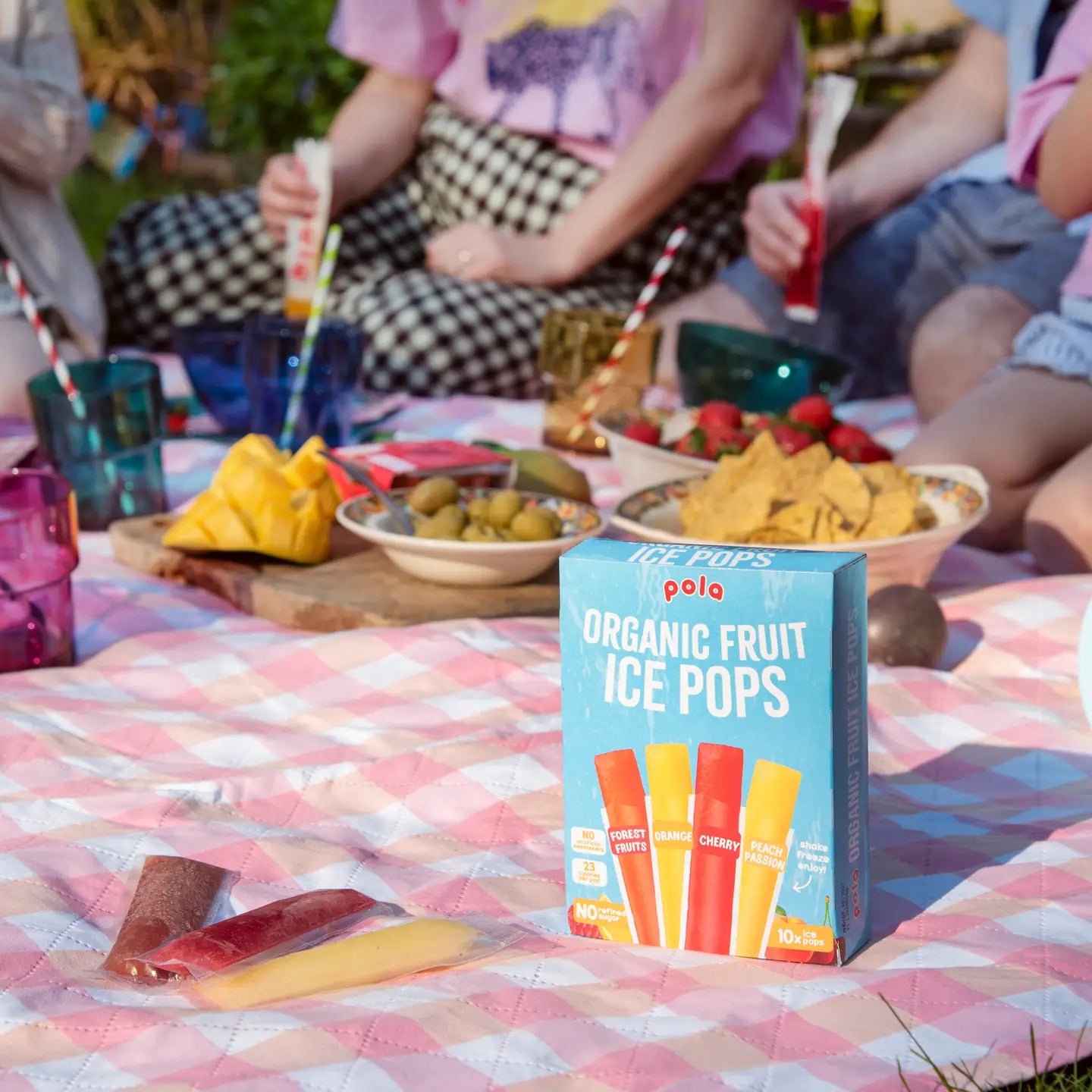Organic Fruit Ice Pops Arriving in next few days.