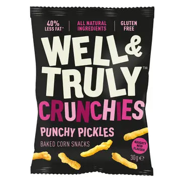 Crunchies Punchy Pickles 30g  Vegan, Gluten Free