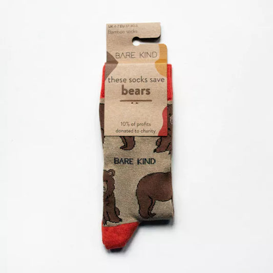 Save the Bears Bamboo Socks