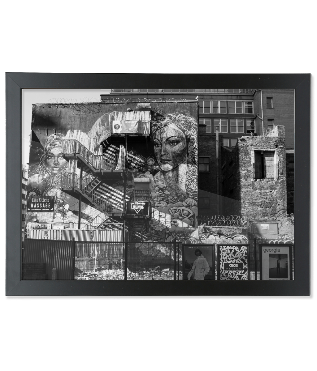 Framed A3 Fine Art Print - Landscape/Black Fine Art  Street Photography