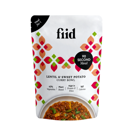 Sweet Potato & Lentil Curry Bowl - 275g - Vegan Meal