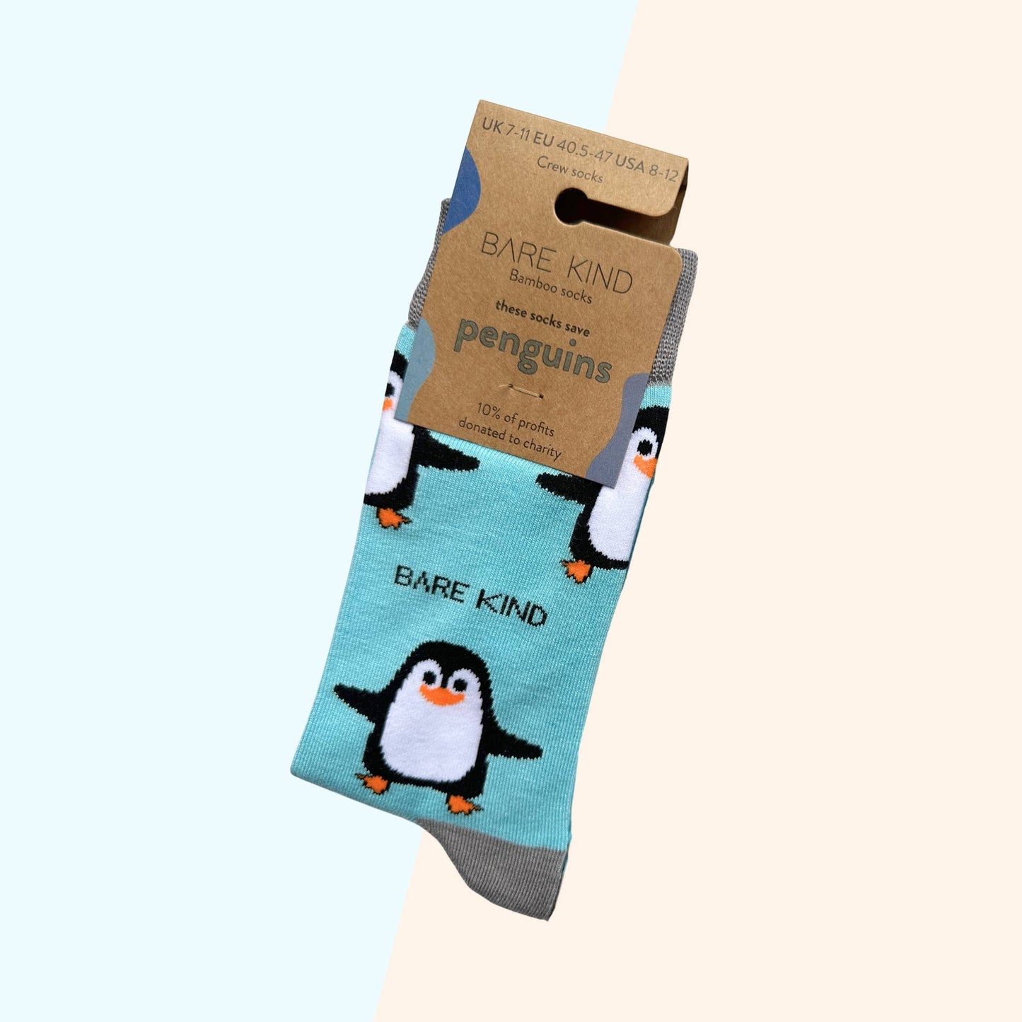 Penguin Socks | Bamboo Socks | Aqua Socks