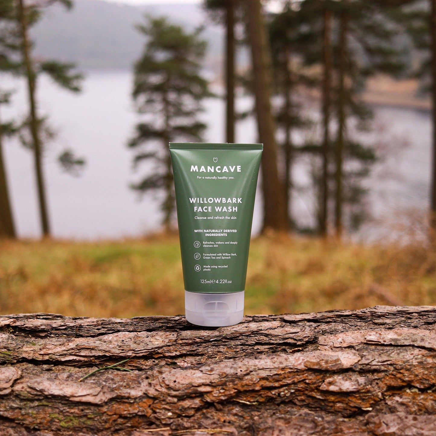 Willowbark Face Wash, 125ml, Mens Skincare Gift