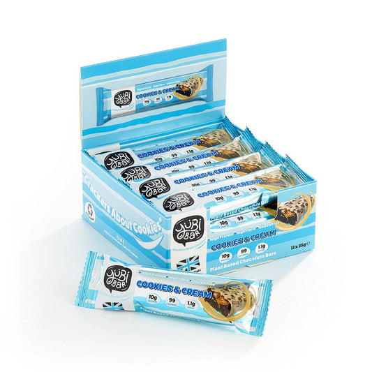 Yubi Cookies & Cream Protein Bar  sold as individual bars