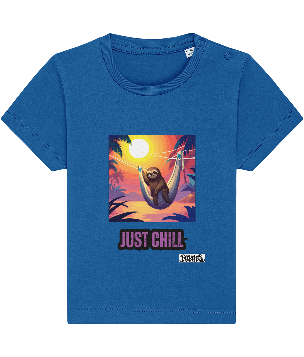 Just Chill Sloth T Shirt Designed by Rock Chocs