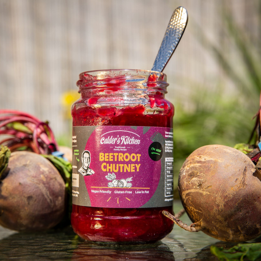 Calder's Kitchen Beetroot Chutney (Gluten Free, Vegan) 285 g jar
