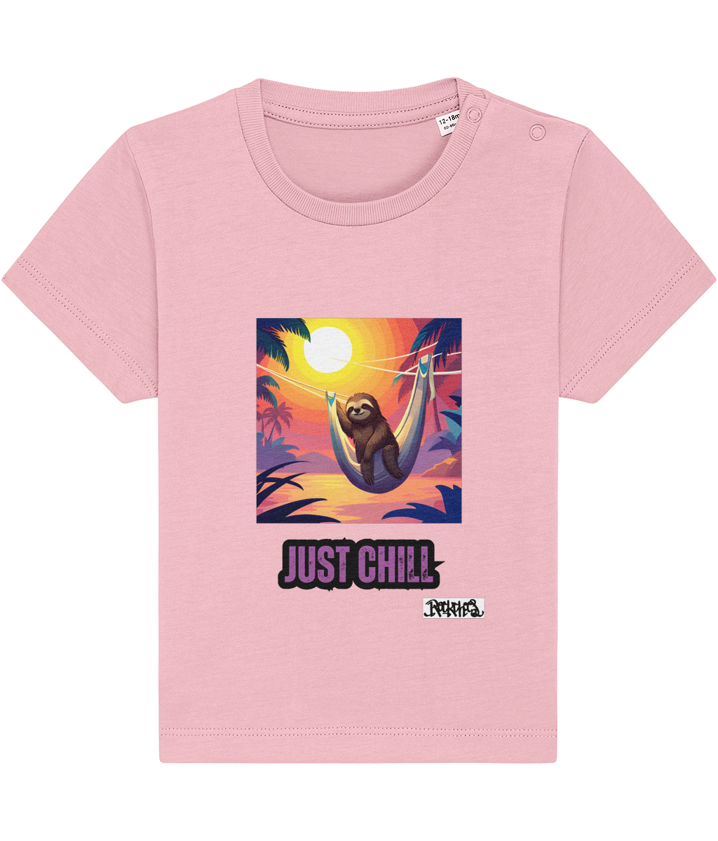 Just Chill Sloth T Shirt Designed by Rock Chocs