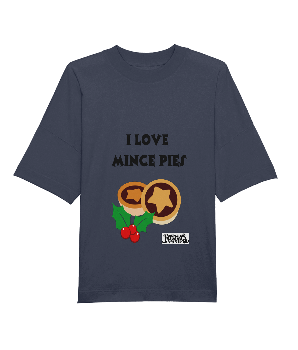 I love Mince Pies T Shirt by Rock Chocs