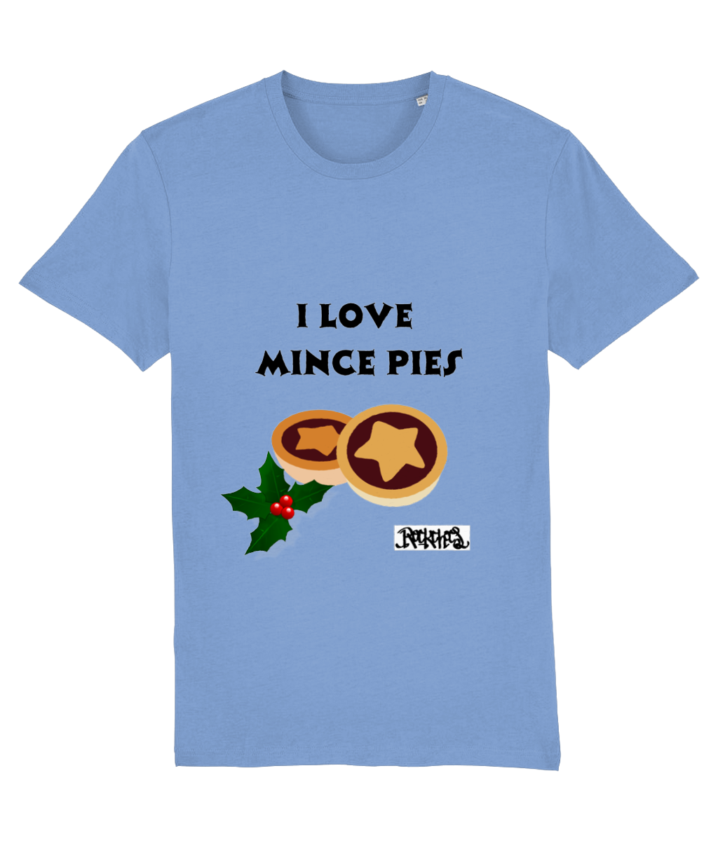 I love Mince Pies T Shirt by Rock Chocs