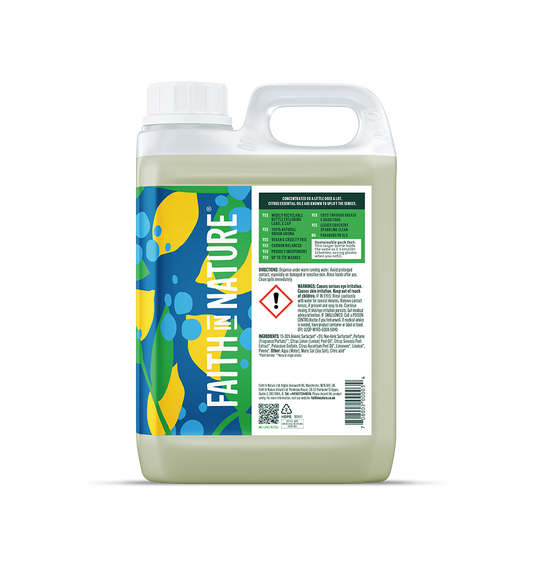 Lemon Washing Up Liquid - 2.5L