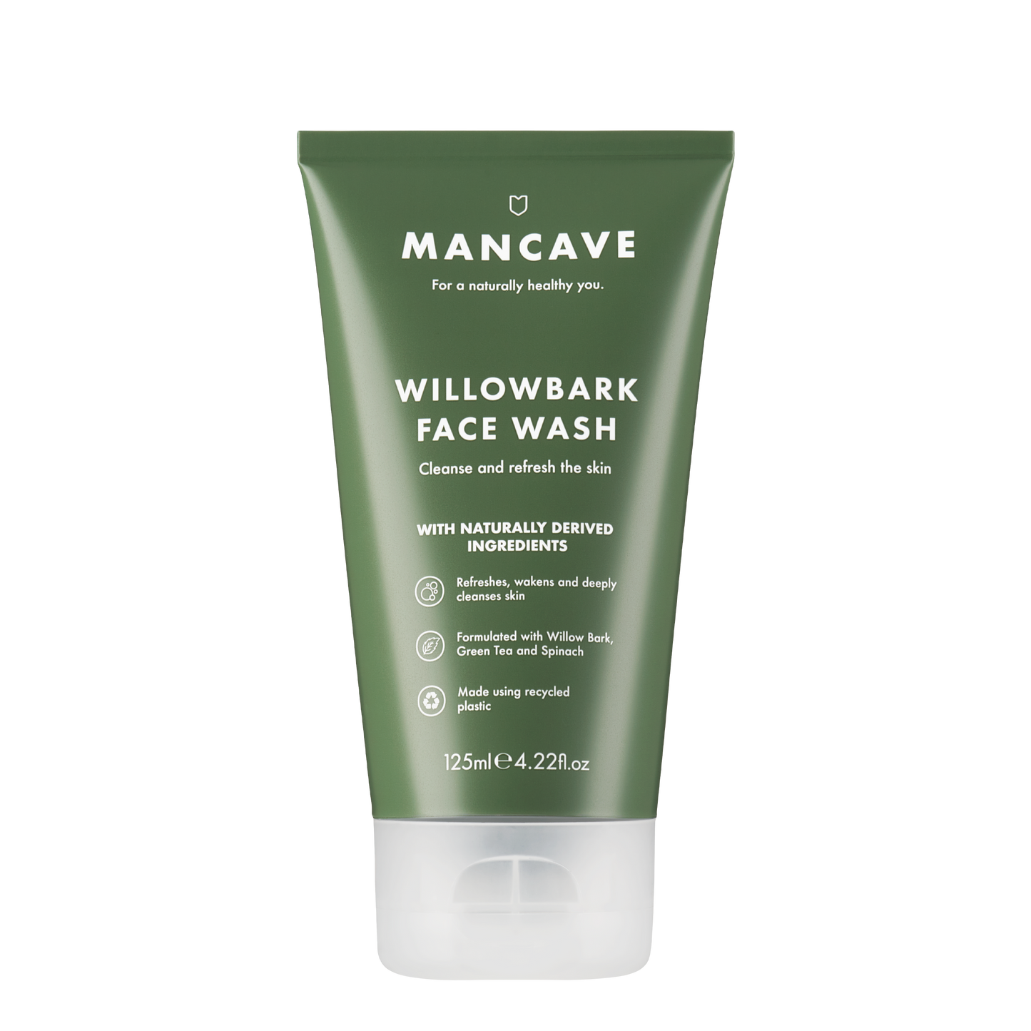 Willowbark Face Wash, 125ml, Mens Skincare Gift