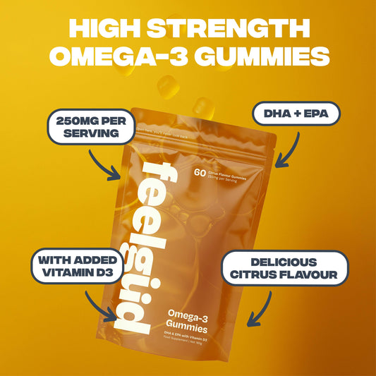 Vegan Omega-3 Gummies (Algae DHA & EPA) | Brain + Immunity