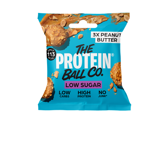 PEANUT BUTTER -  Low Sugar -  Keto Ball Snack 25g