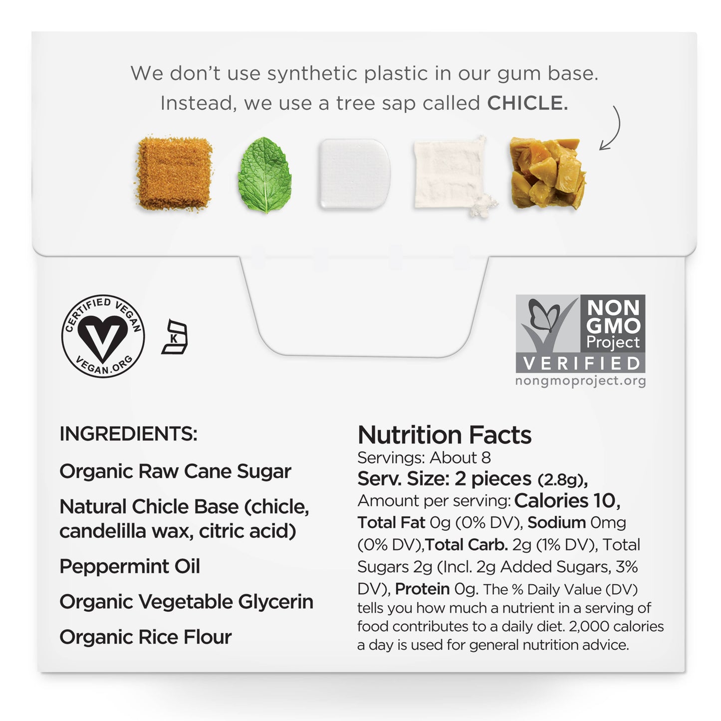 Peppermint Chewing Gum - Natural + Plastic free arriving soon