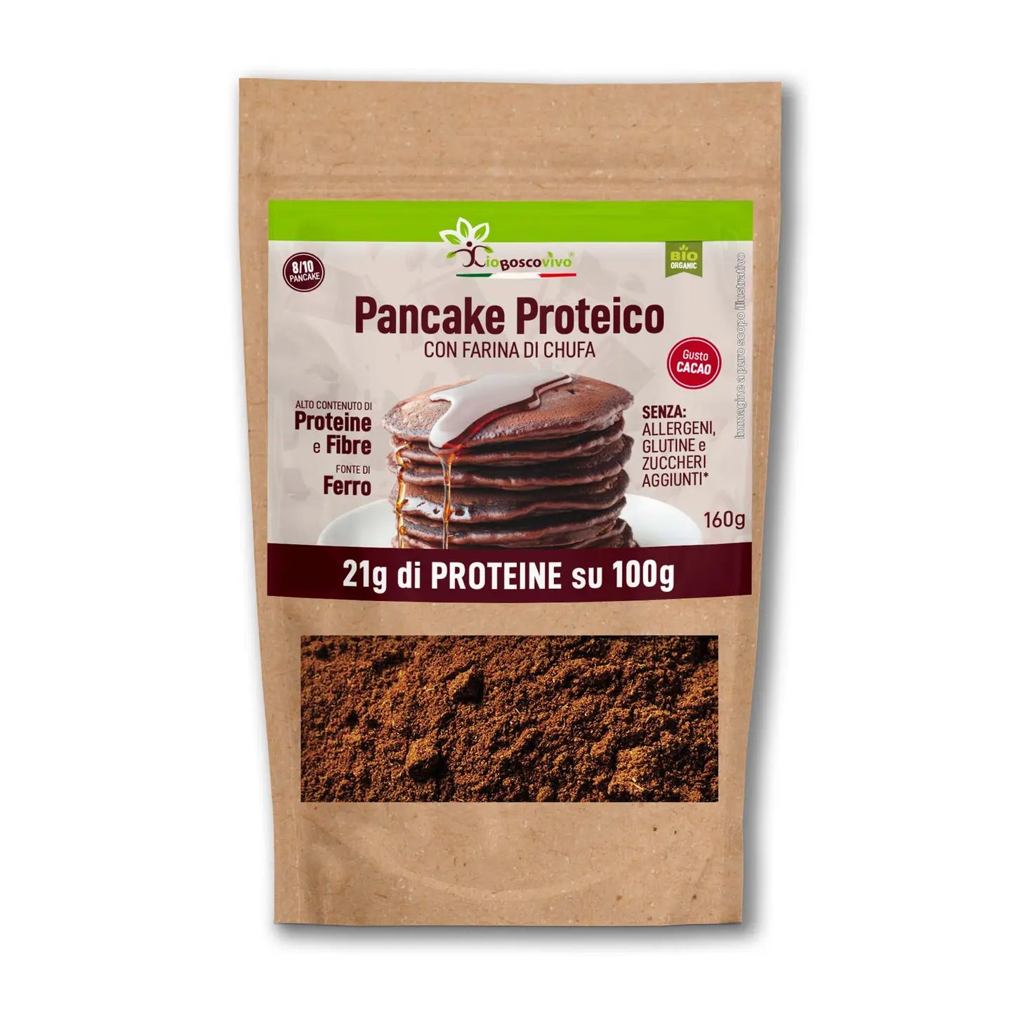 Organic Mix For Cocoa and Tiger Nut Protein Pancakes Gluten-Free 160g - Pre order will be here around 1st 2nd week of October will send out once arrives