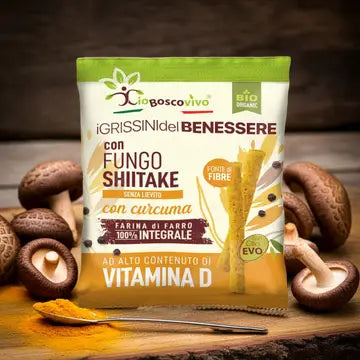 Turmeric & Shiitake Organic Breadsticks 50g - pre order stock will arrive October orders will be then sent out