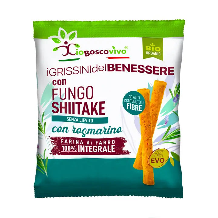 Rosemary & Shiitake Organic Breadsticks 50g - pre order stock arriving October will send out then