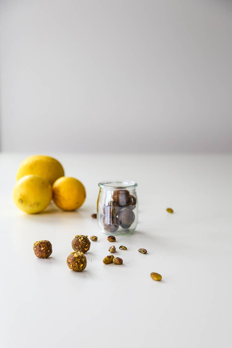 LEMON & PISTACHIO -  Plant-Based - Protein Balls  45g