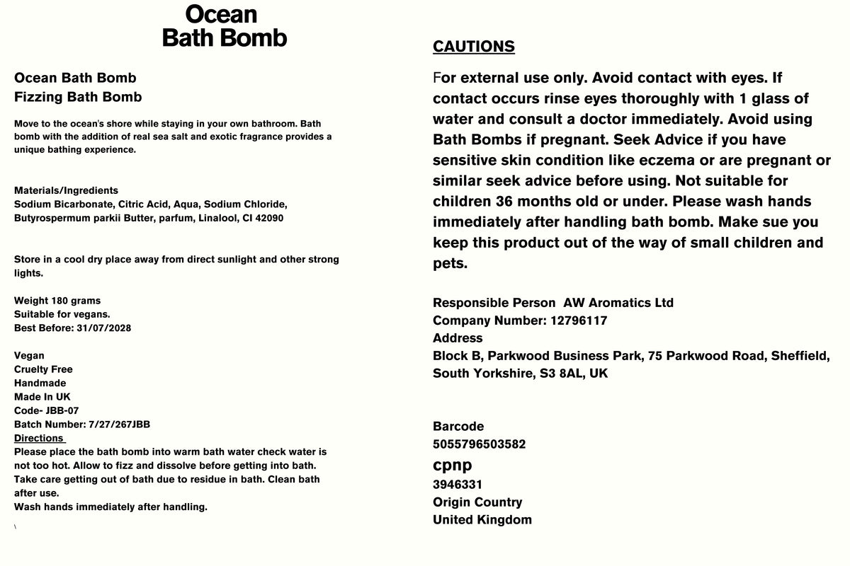 Ocean Bath Bomb