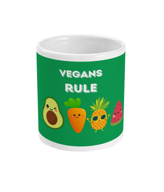 Rock Chocs Vegans Rule Mug