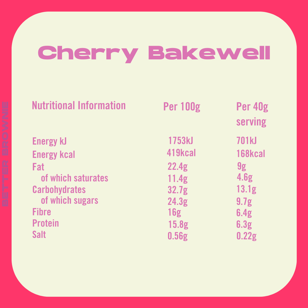 Better Brownie - Cherry Bakewell