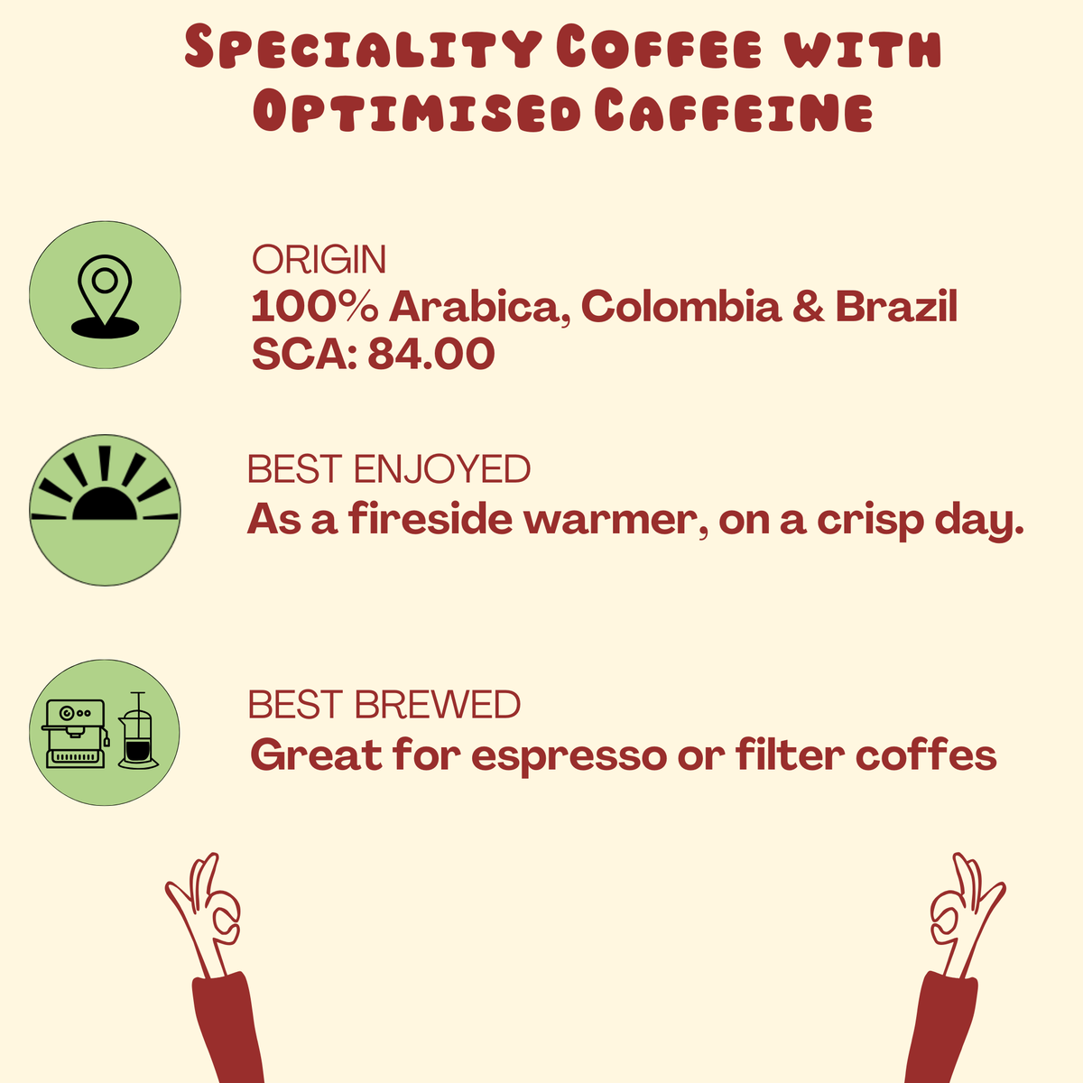 Coffee Winter Warmer Tin 350g Fresh Roasted Seasonal Blend whole bean