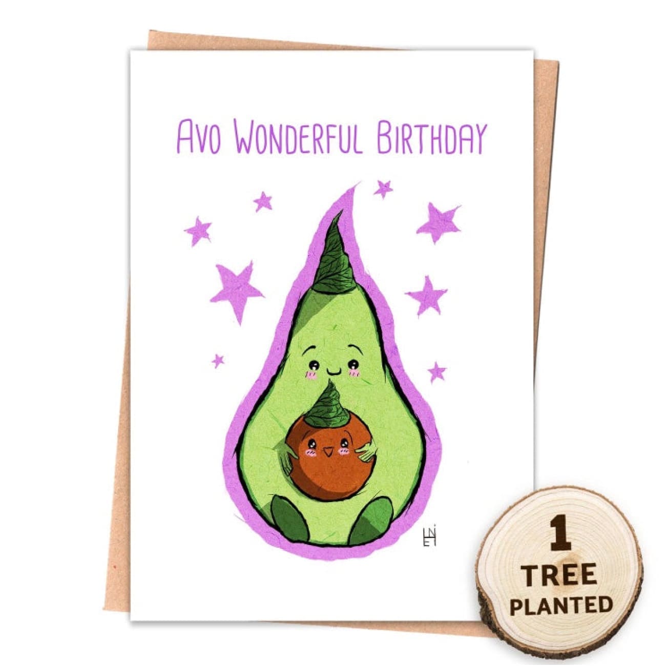 Avo Birthday Greeting Card Rock Chocs 