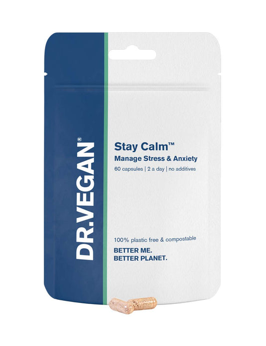 Stay Calm™ | 30 Capsules | For Anxiety, Stress & Focus