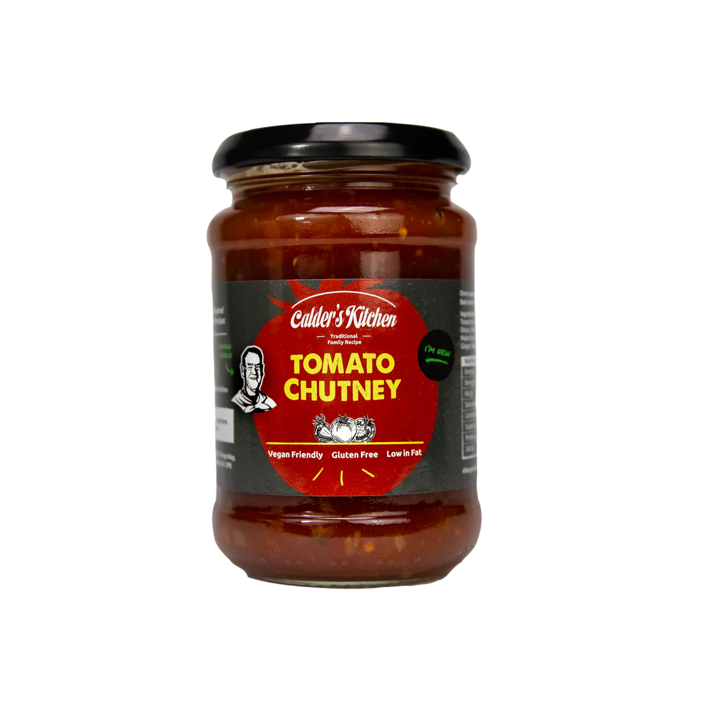 Calder's Kitchen Tomato Chutney (Gluten Free, Vegan) 285 g jar