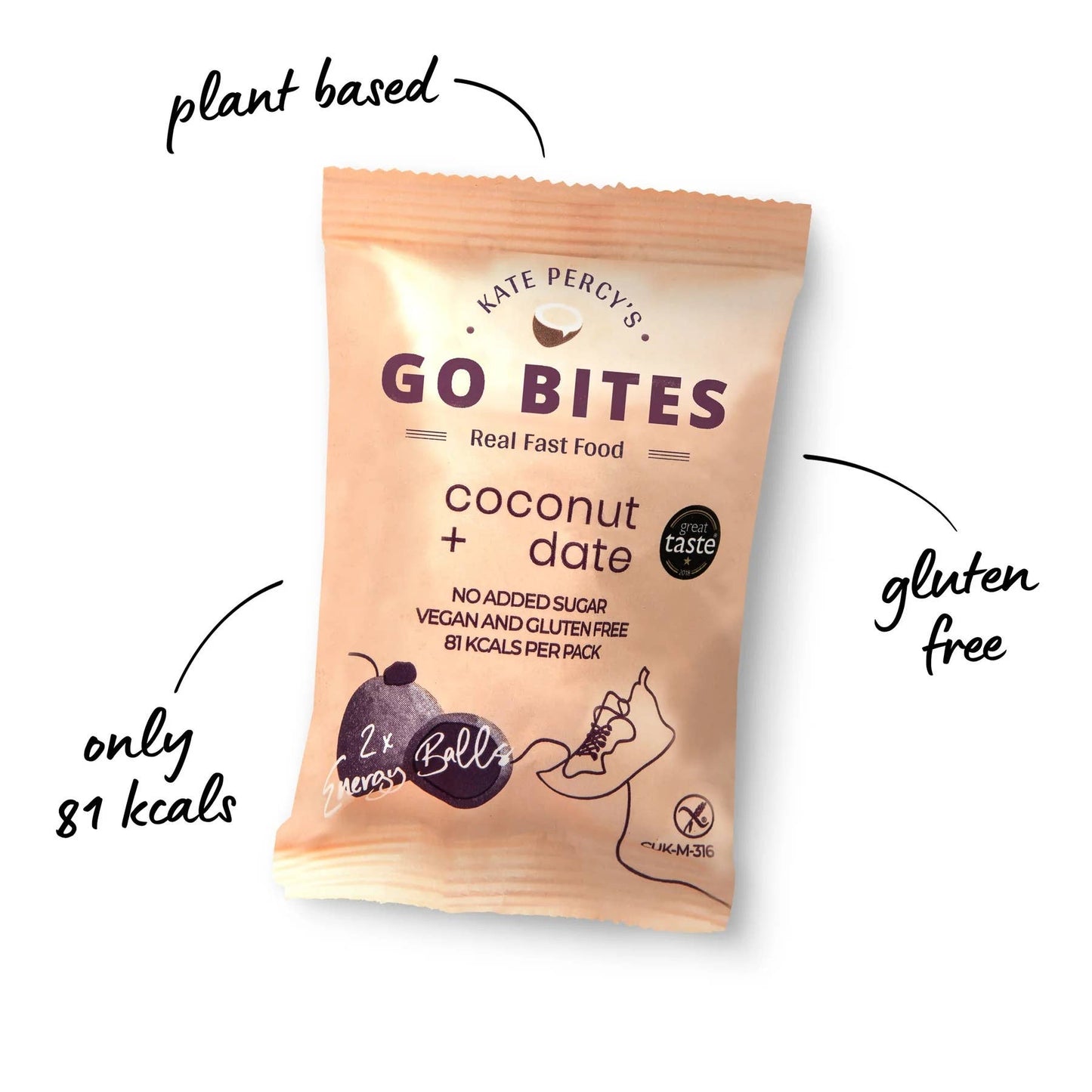 Kate Percy's Go Bites Coconut & Date -