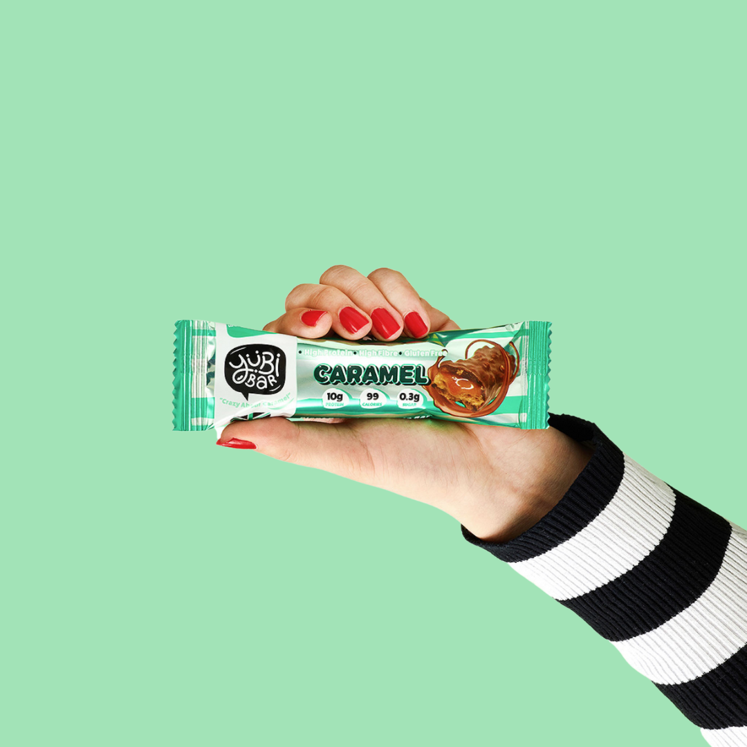 Yubi Caramel Protein Bars  - Sold as individual bars