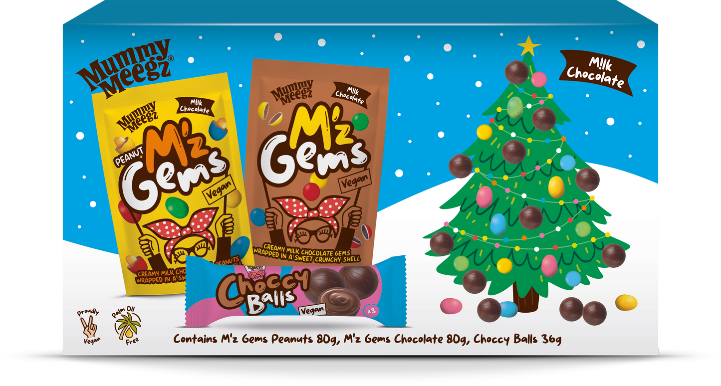 **NEW**Mummy Meegz Choccy Balls Christmas Selection box