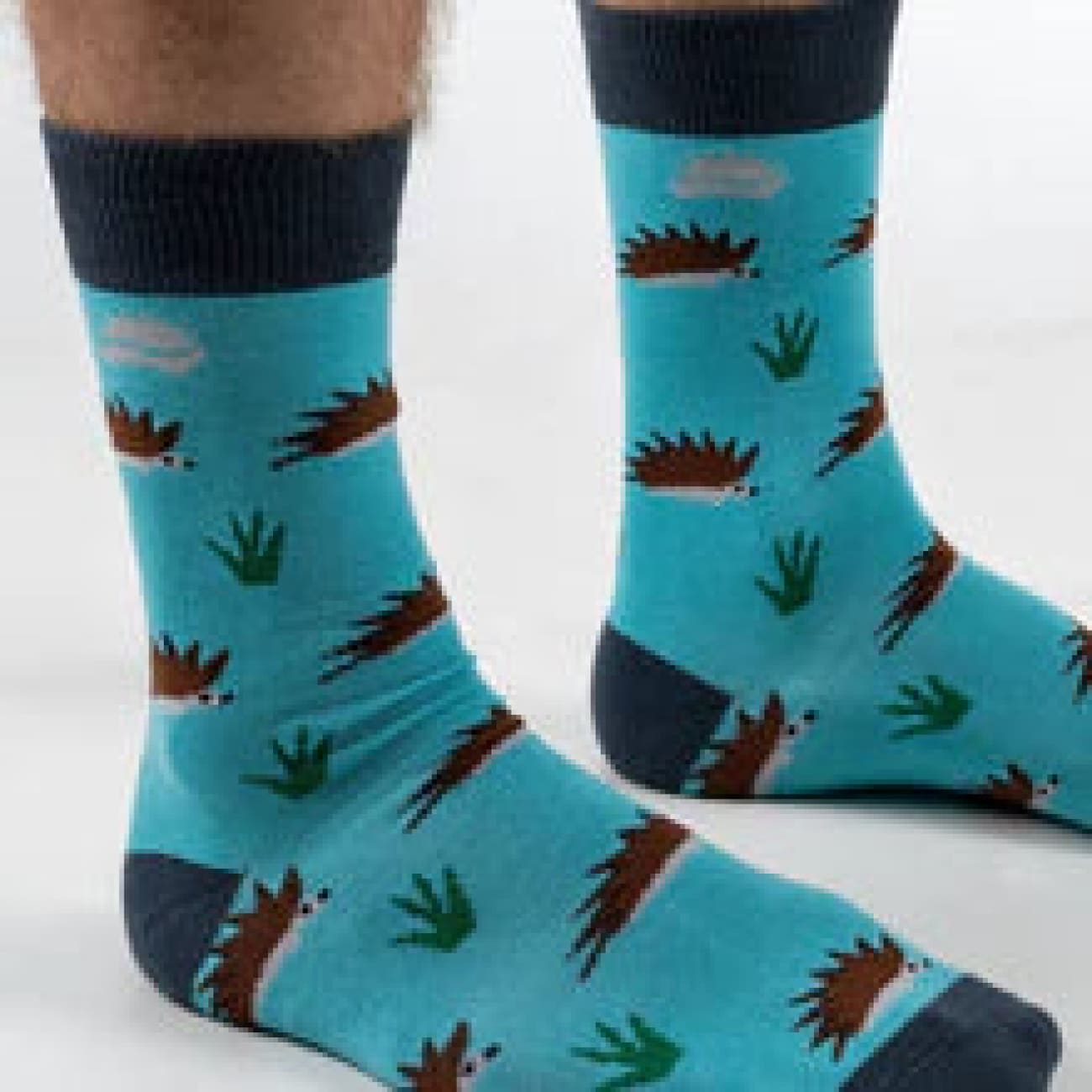 Blue HEDGEHOG BAMBOO SOCKS - bamboo socks Brand Hedgy Socks