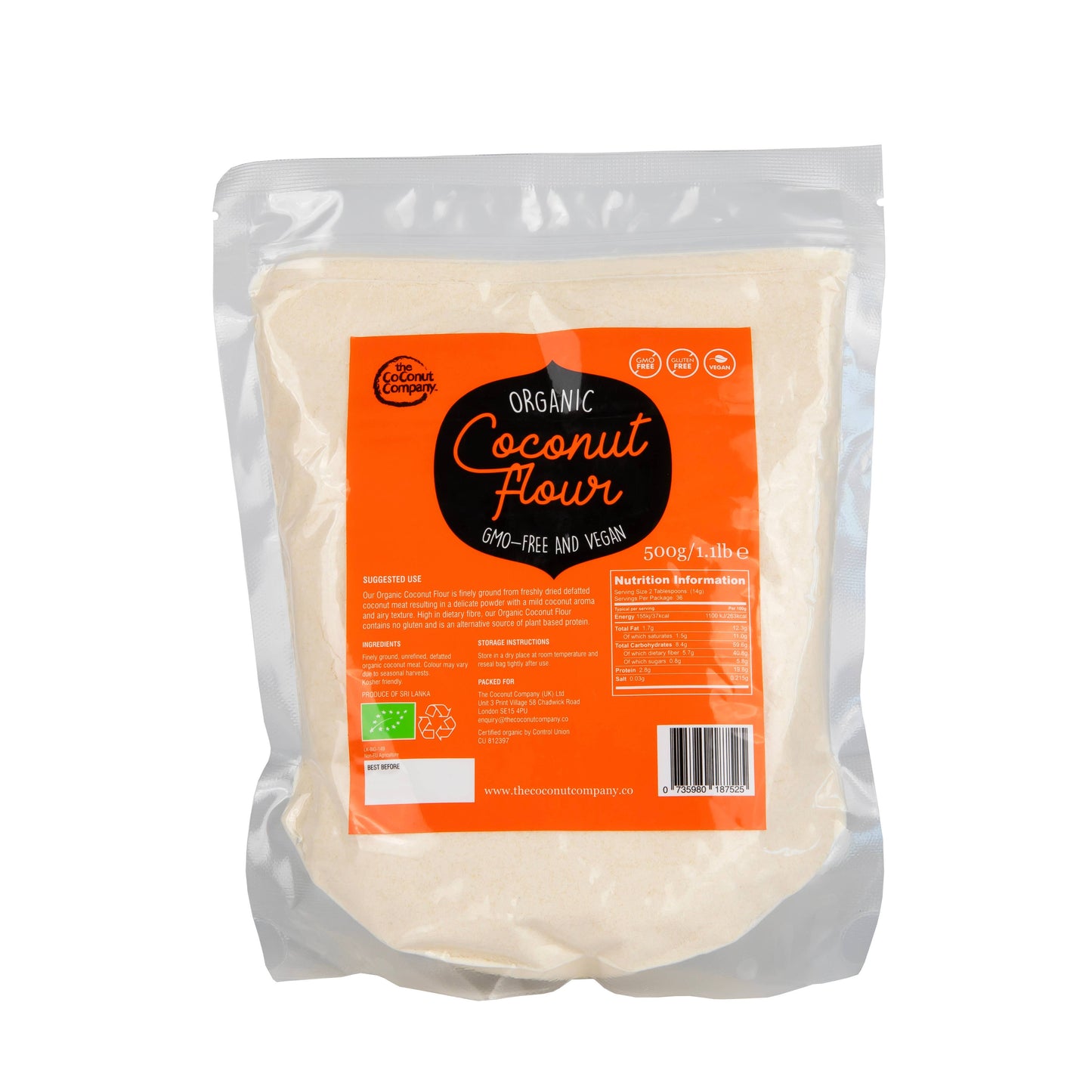 Organic Coconut Flour 500g