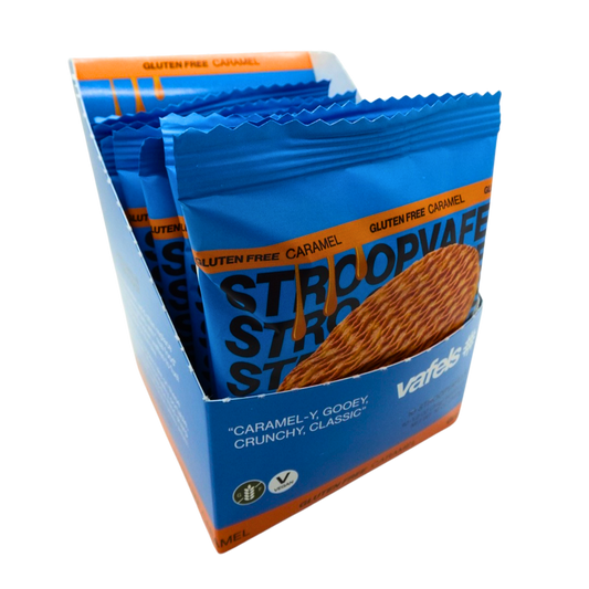 Gluten Free Caramel stroopvafel - arriving soon at Rock Chocs