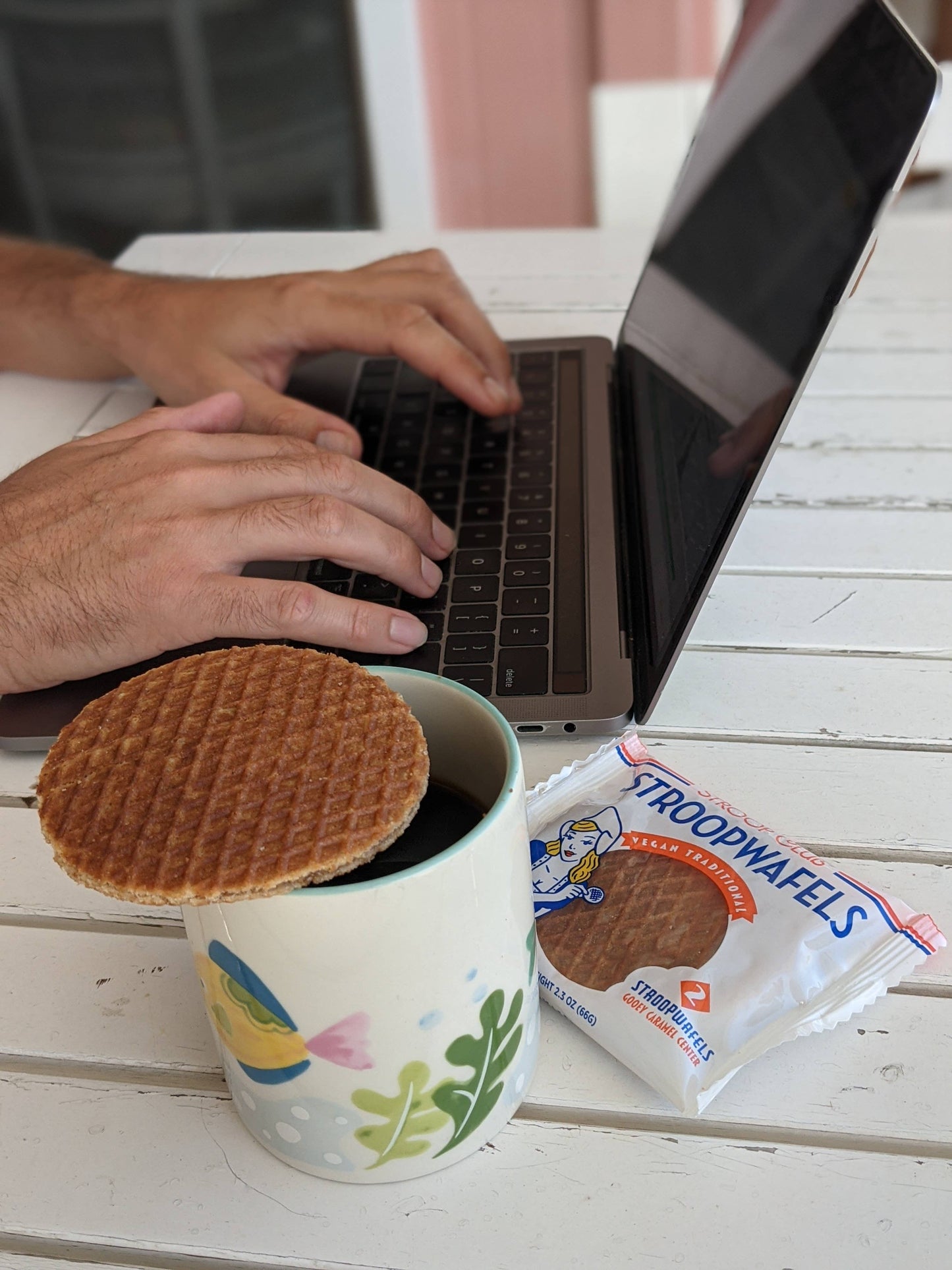 Traditional Caramel Organic and Plant-Based Stroopwafel 2-pack arriving soon at Rock Chocs