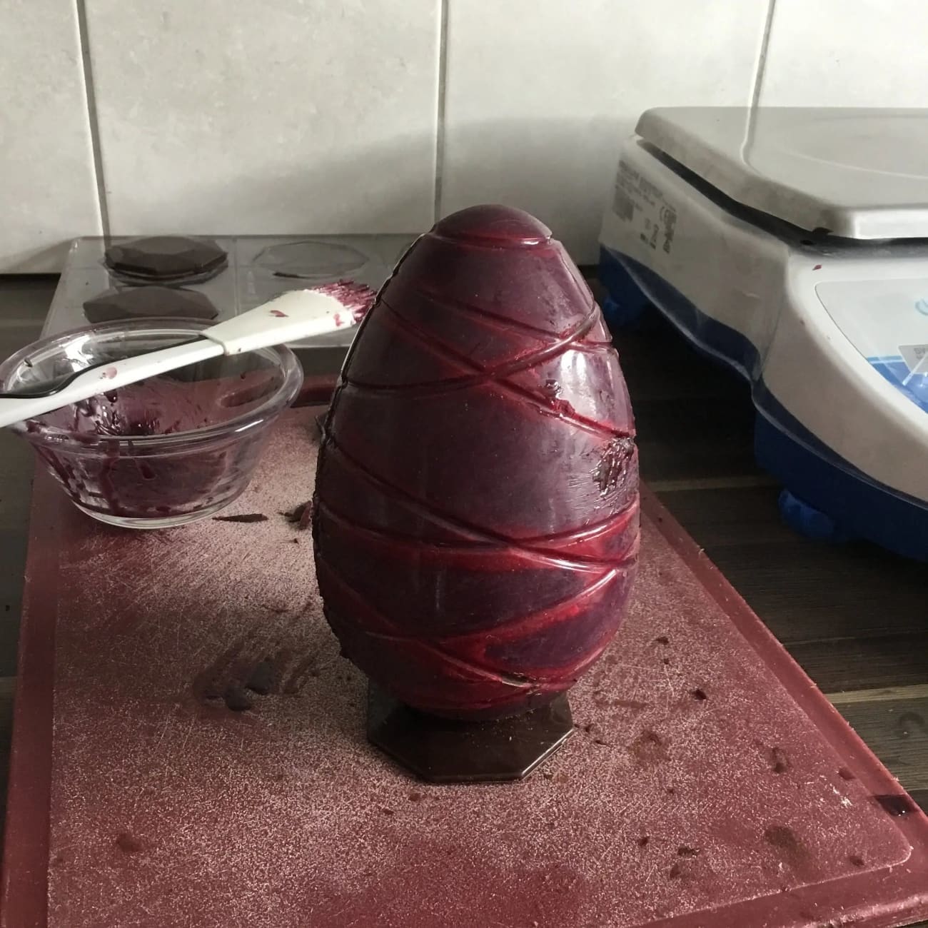 Custom Easter Eggs with hand made truffles Rock Chocs 