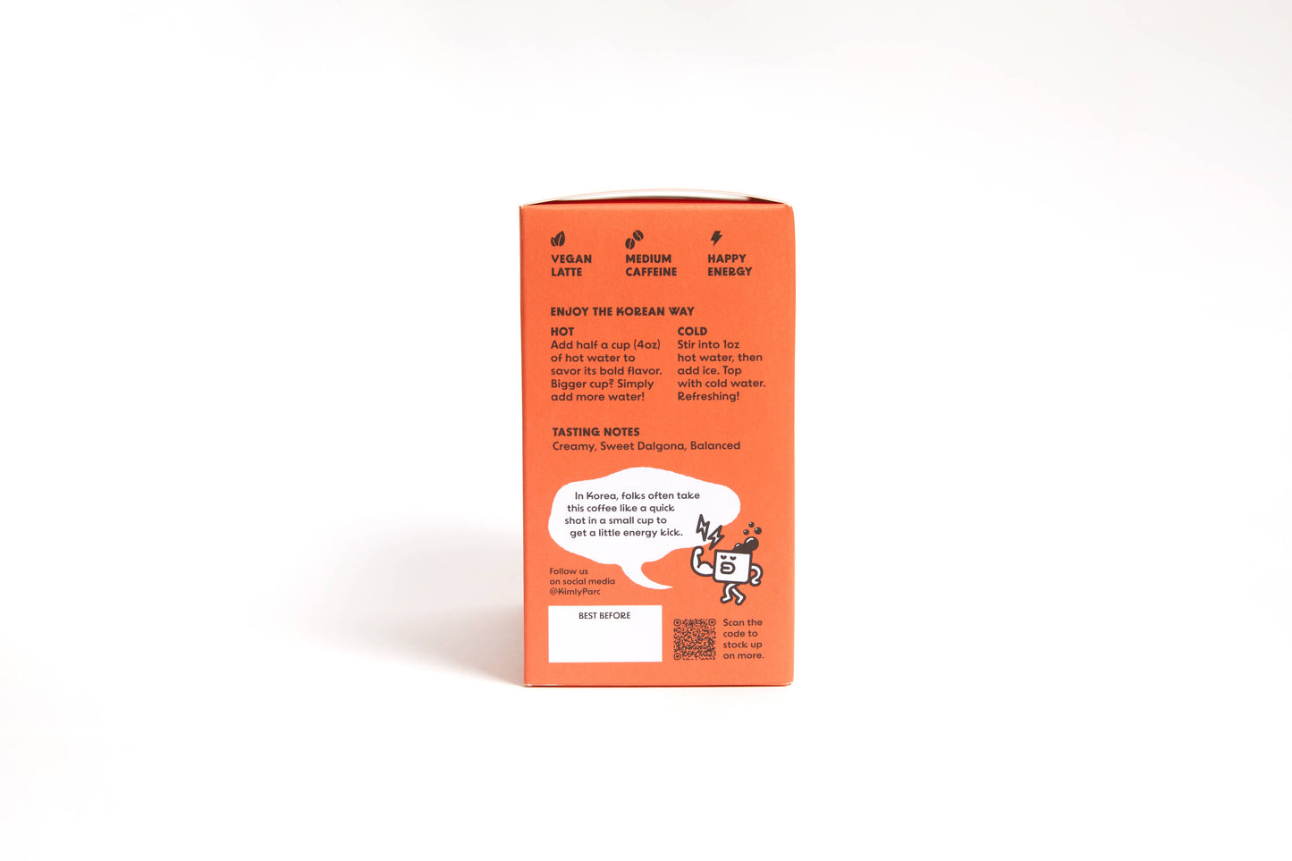 Original Korean Latte (Vegan) - premium instant vegan latte